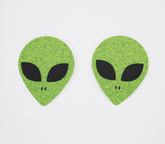 Love In Leather Glitter Cat Shape Nipple Covers - Default Title - Breast and Nipple Toys